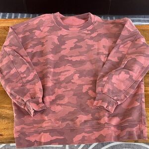 lululemon athletica Oversized Crewneck in Camo Brier Rose